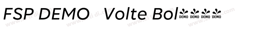FSP DEMO   Volte Bol字体转换